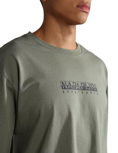 Camiseta Napapijri Box de manga larga para hombre