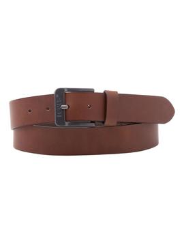 Cinturón Levi's® Free Metal marrón de cuero