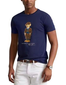 Camiseta Polo Ralph Lauren Polo Bear Custom Slim Fit marino