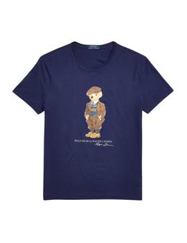 Camiseta Polo Ralph Lauren Polo Bear Custom Slim Fit marino