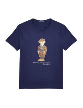 Camiseta Polo Ralph Lauren Polo Bear Custom Slim Fit marino