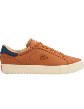 Zapatillas Lacoste Powercourt  de hombre de piel