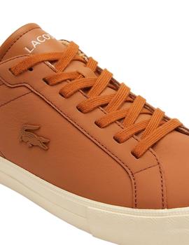 Zapatillas Lacoste Powercourt  de hombre de piel