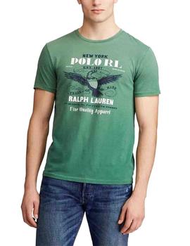 Camiseta Polo Ralph Lauren Custom Slim Fit verde de hombre