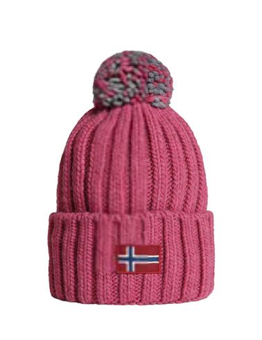 Gorro Napapijri Semiury con borla multicolor