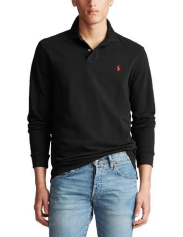 Polo Polo Ralph Lauren Custom Slim Fit manga larga