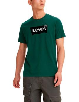 Camiseta Levi's® cuello redondo verde