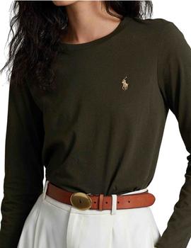 Camiseta Polo Ralph Lauren básica con cuello redondo