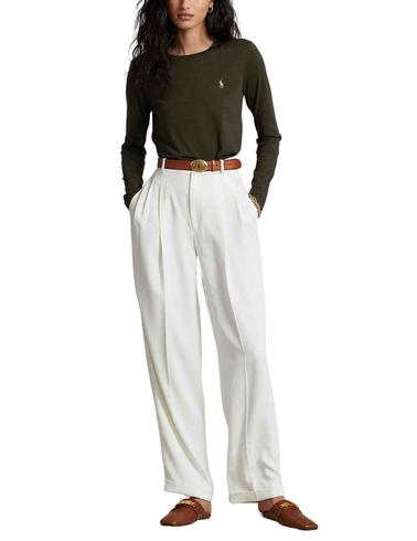 Camiseta Polo Ralph Lauren básica con cuello redondo