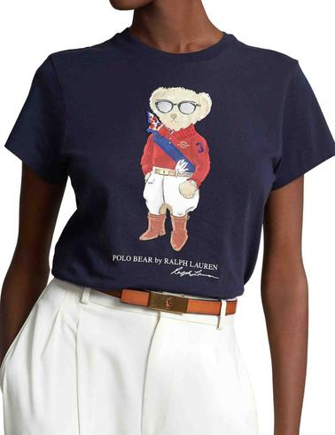 Camiseta Polo Ralph Lauren de cuello redondo con Polo Bear