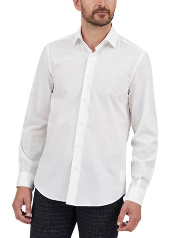 Camisa Florentino regular fit de popelín  para hombre blanca