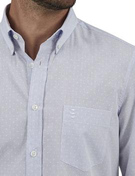 Camisa Florentino regular fit con cuadrillé para hombre