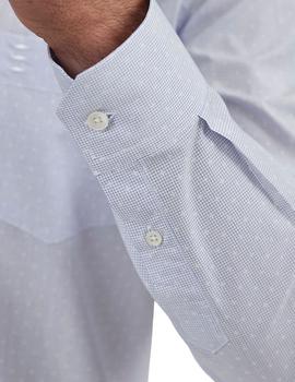 Camisa Florentino regular fit con cuadrillé para hombre