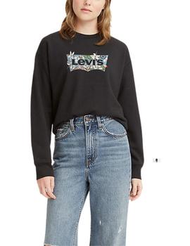 Sudadera Levi's® Dark Floral Fill Caviar para mujer