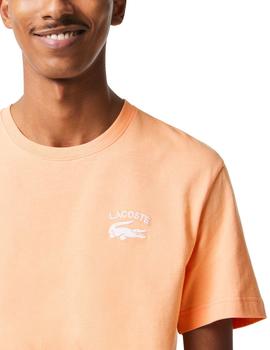Camiseta lacoste naranja 2025