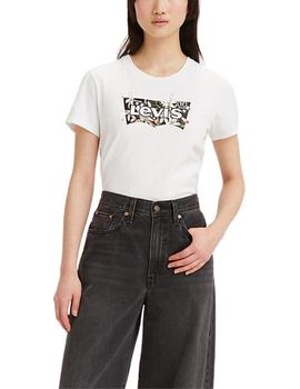 Camiseta Levi's® The Perfect Tee Floral Fill Bright White