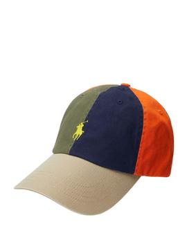 Gorra Polo Ralph Lauren con visera de algodón multicolor