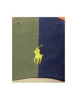 Gorra Polo Ralph Lauren con visera de algodón multicolor