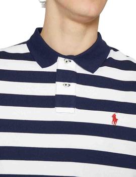 Polo de Polo Ralph Lauren Custom Slim Fit de rayas