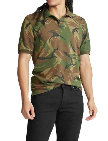 Polo de Polo Ralph Lauren Custom Slim Fit estampado camuflaj