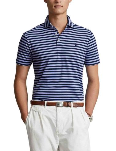 Polo de Polo Ralph Lauren en algodón interlock de rayas