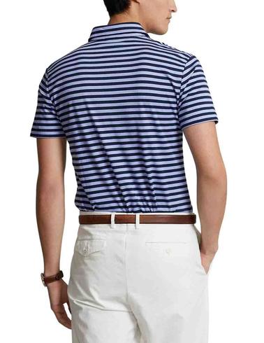 Polo de Polo Ralph Lauren en algodón interlock de rayas