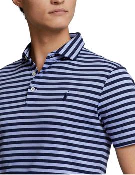 Polo de Polo Ralph Lauren en algodón interlock de rayas