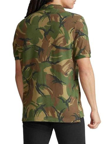 Polo de Polo Ralph Lauren Custom Slim Fit estampado camuflaj