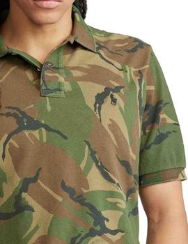 Polo de Polo Ralph Lauren Custom Slim Fit estampado camuflaj