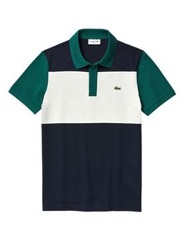 Polo Lacoste para hombre elástico slim fit