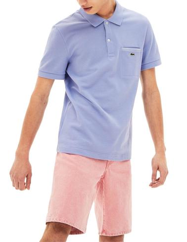 Polo Lacoste con bolsillo para hombre