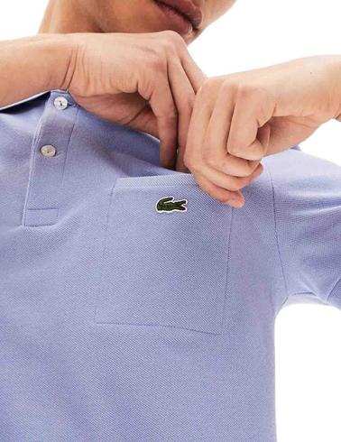 Polo Lacoste con bolsillo para hombre