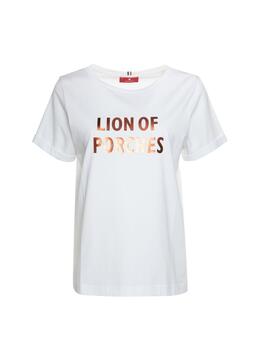 Camiseta Lion of Porches de manga corta y cuello redondo