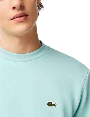 Sudadera Lacoste para hombre de algodón ecológico cepillado