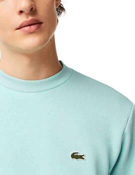 Sudadera Lacoste para hombre de algodón ecológico cepillado