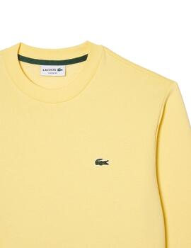 Sudadera Lacoste para hombre de algodón ecológico cepillado