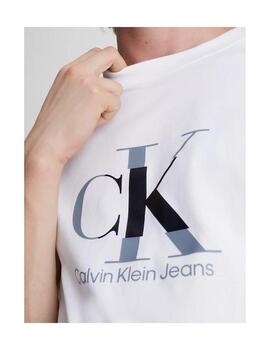 Camiseta Calvin Klein slim para hombre con monograma