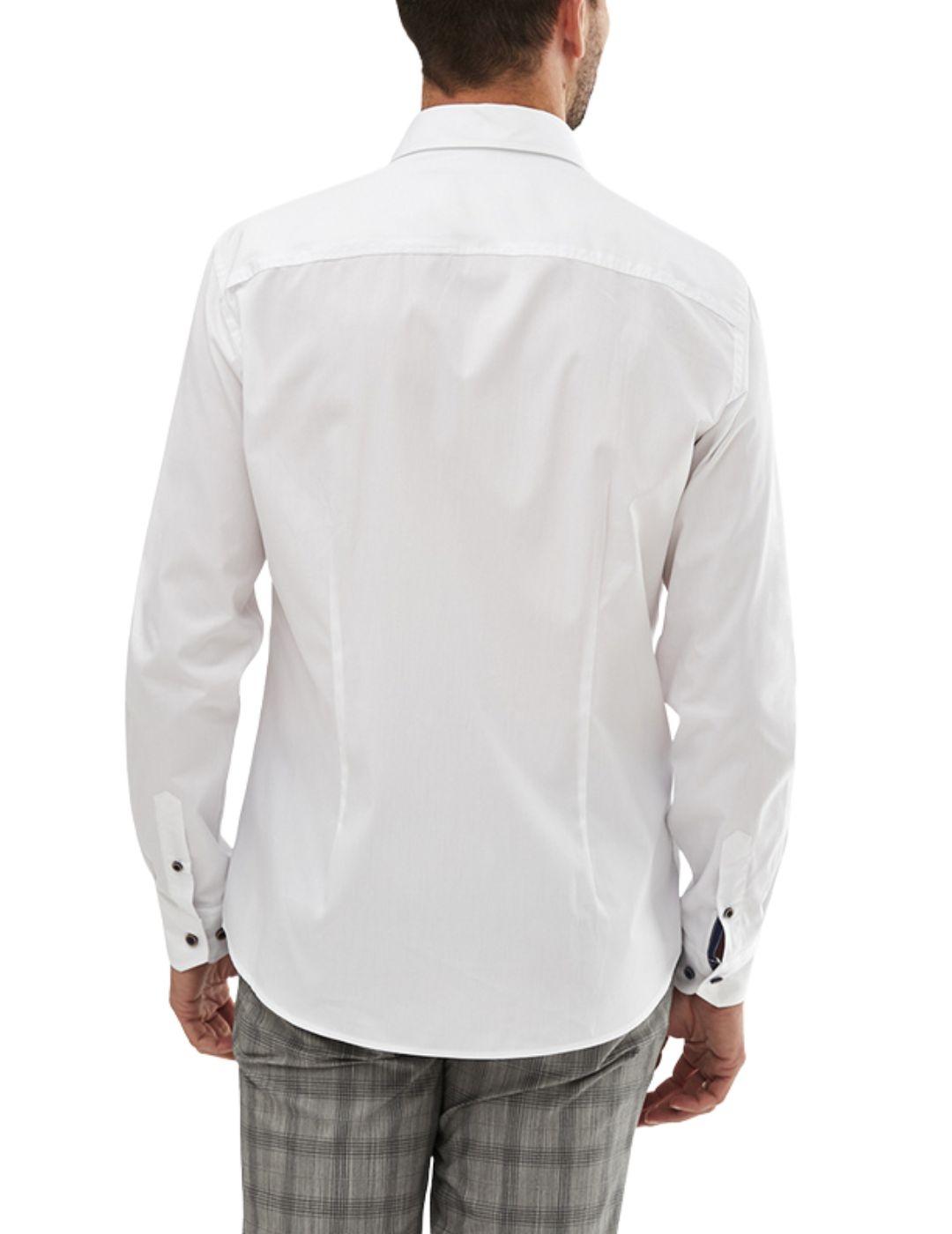 Camisa Florentino regular fit de popelín para hombre