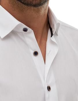 Camisa Florentino regular fit de popelín para hombre
