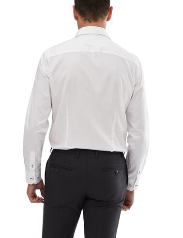 Camisa Florentino slim fit estructurada con detalles