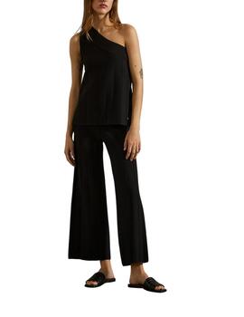 Pantalón cullote Lion of Porches negro para mujer
