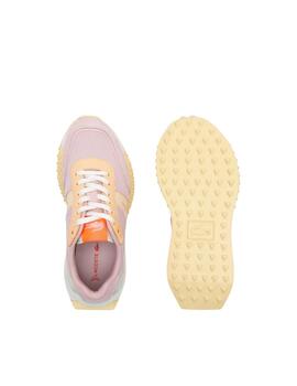 Zapatillas Lacoste L-Spin Deluxe de mujer con talón colorido