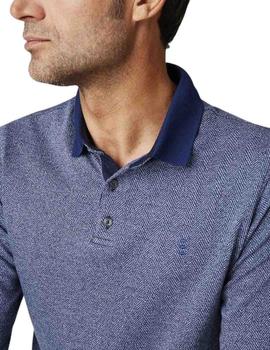 Polo Florentino de manga larga para hombre slim fit