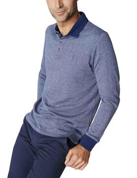 Polo Florentino de manga larga para hombre slim fit