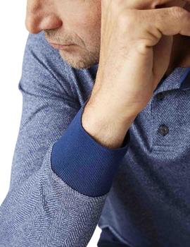 Polo Florentino de manga larga para hombre slim fit